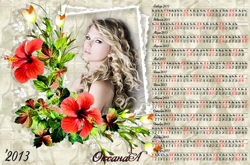 Cкачать Календарь на 2013 год - Природное очарование